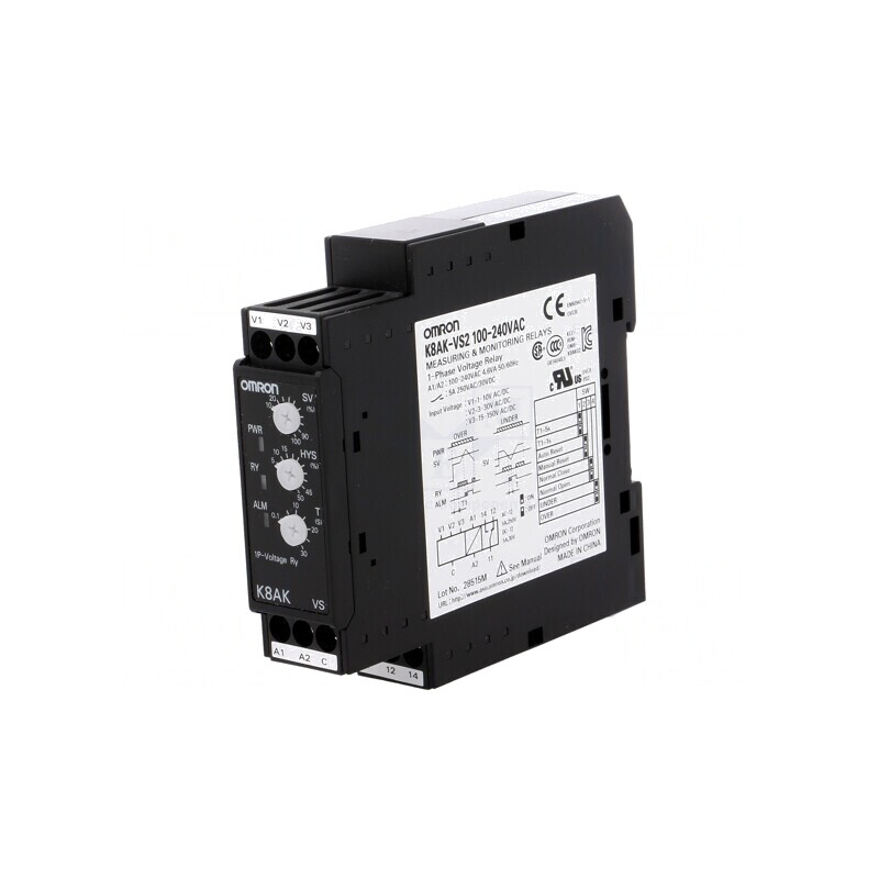 Releu Monitorizare Tensiune 100-240VAC SPDT | Electronic-mag.ro | Componente Electronice Releu Monitorizare Tensiune 100-240VAC SPDT | Electronic-mag.ro | Componente Electronice