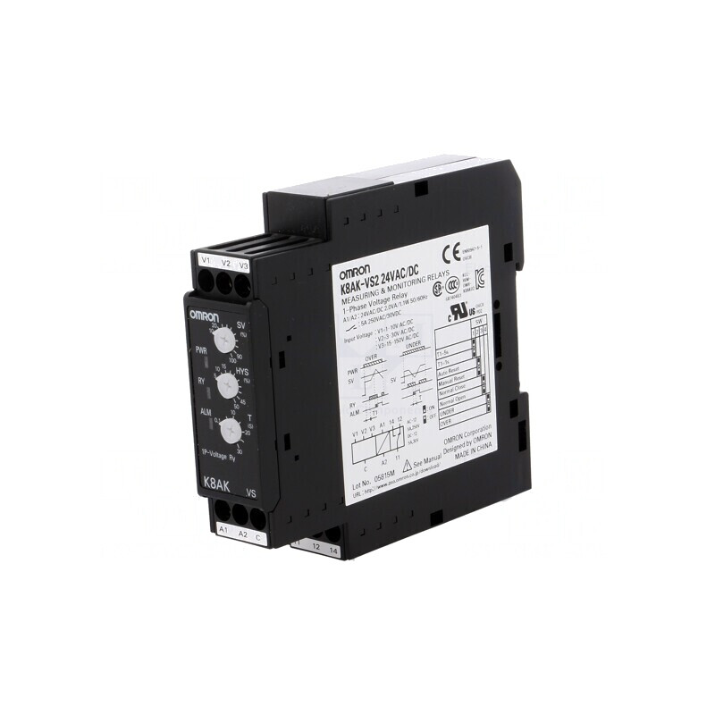 Releu Monitorizare Tensiune 24V SPDT K8AK-VS2 | Electronic-mag.ro | Componente Electronice Releu Monitorizare Tensiune 24V SPDT K8AK-VS2 | Electronic-mag.ro | Componente Electronice