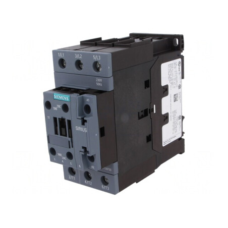 Contactor 3P NO cu Contacte Auxiliare NO NC 230VAC | Electronic-mag.ro | Componente Electronice