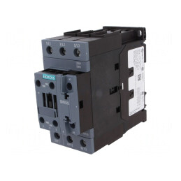 Contactor 3P NO cu Contacte Auxiliare NO NC 230VAC | Electronic-mag.ro | Componente Electronice