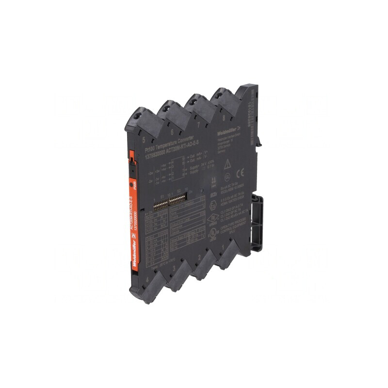 Adaptor de Temperatura 24VDC 0-10V/0-20mA/0-5V/4-20mA | Electronic-mag.ro | Componente Electronice
