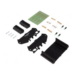 Stativ pentru Șină DIN DRS4 - Accesorii Relee | Electronic-mag.ro | Componente Electronice