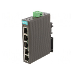 Switch Ethernet neadministrabil 5 porturi 12-48VDC EDS-205 | Electronic-mag.ro | Componente Electronice