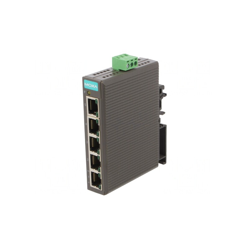 Switch Ethernet neadministrabil 5 porturi 12-48VDC EDS-205 | Electronic-mag.ro | Componente Electronice