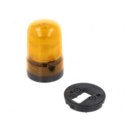 Semnalizator Luminos Ambră LED SL08 90-250VAC | Electronic-mag.ro | Componente Electronice