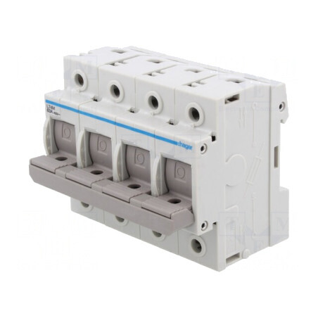 Separator Fuzibil D02 Șină DIN 63A 400V 4 Poli | Electronic-mag.ro | Componente Electronice