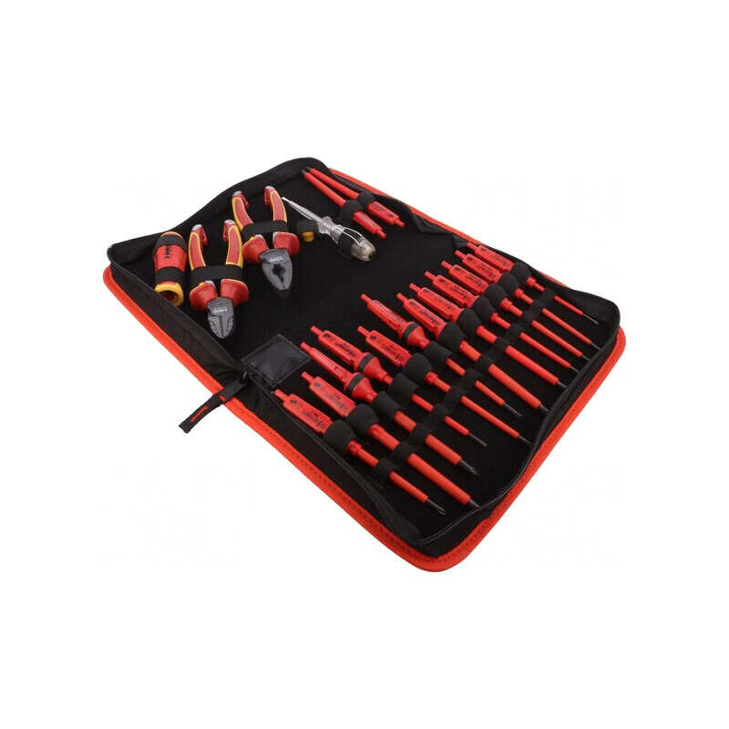 Set Clești și Șurubelnițe Izolate 1kV cu Geantă - 19 Bucăți | Electronic-mag.ro | Componente Electronice Set Clești și Șurubelnițe Izolate 1kV cu Geantă - 19 Bucăți | Electronic-mag.ro | Componente Electronice
