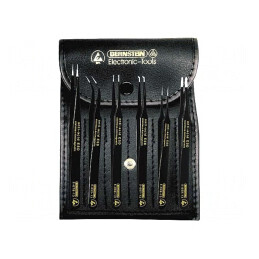 Kit Pensete SMD ESD cu Etui, Rezistent la Acizi | Electronic-mag.ro | Componente Electronice