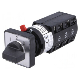 Comutator cu Came 4 Pozitii 10A 0-1-2-3 pentru Încastrare | Electronic-mag.ro | Componente Electronice