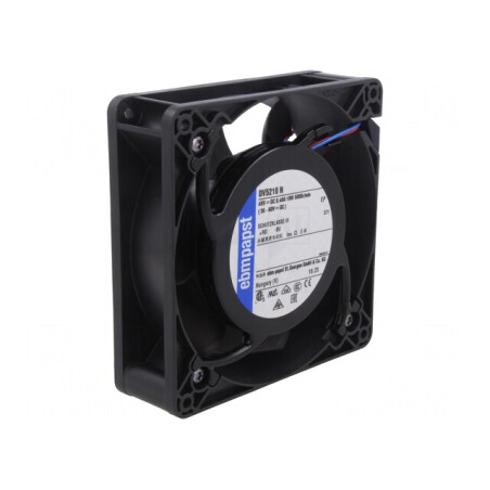 Ventilator axial DC 48V 127mm 270m3/h 56dBA cu bilă | Electronic-mag.ro | Componente Electronice