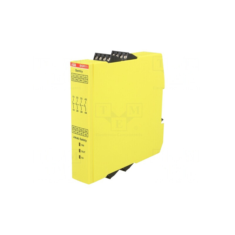 Releu de Siguranță SENTRY 24VDC pentru Șină DIN IP20 | Electronic-mag.ro | Componente Electronice