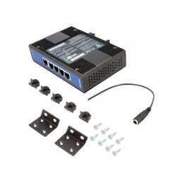 Switch Ethernet 5 Porturi 12-48VDC EKI-2525I-BE | Electronic-mag.ro | Componente Electronice