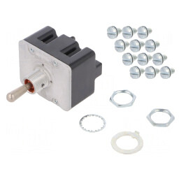 Comutator Basculant 4PDT IP67 6A 230VAC | Electronic-mag.ro | Componente Electronice