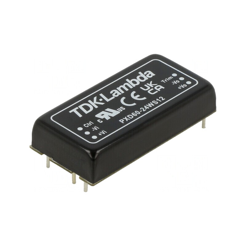 Convertor DC/DC 60W 9-36V la 12V 5A THT PXD60 | Electronic-mag.ro | Componente Electronice Convertor DC/DC 60W 9-36V la 12V 5A THT PXD60 | Electronic-mag.ro | Componente Electronice