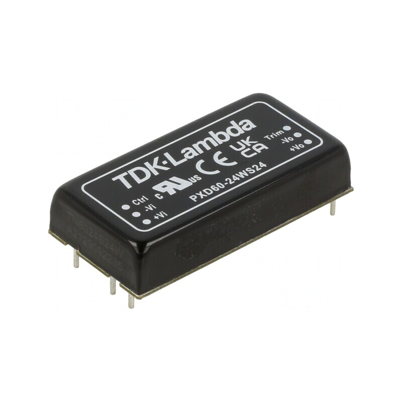 Convertor DC/DC 60W 9-36V la 24V 2.5A THT | Electronic-mag.ro | Componente Electronice