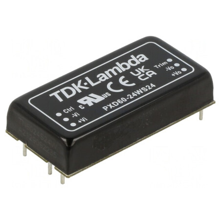 Convertor DC/DC 60W 9-36V la 24V 2.5A THT | Electronic-mag.ro | Componente Electronice