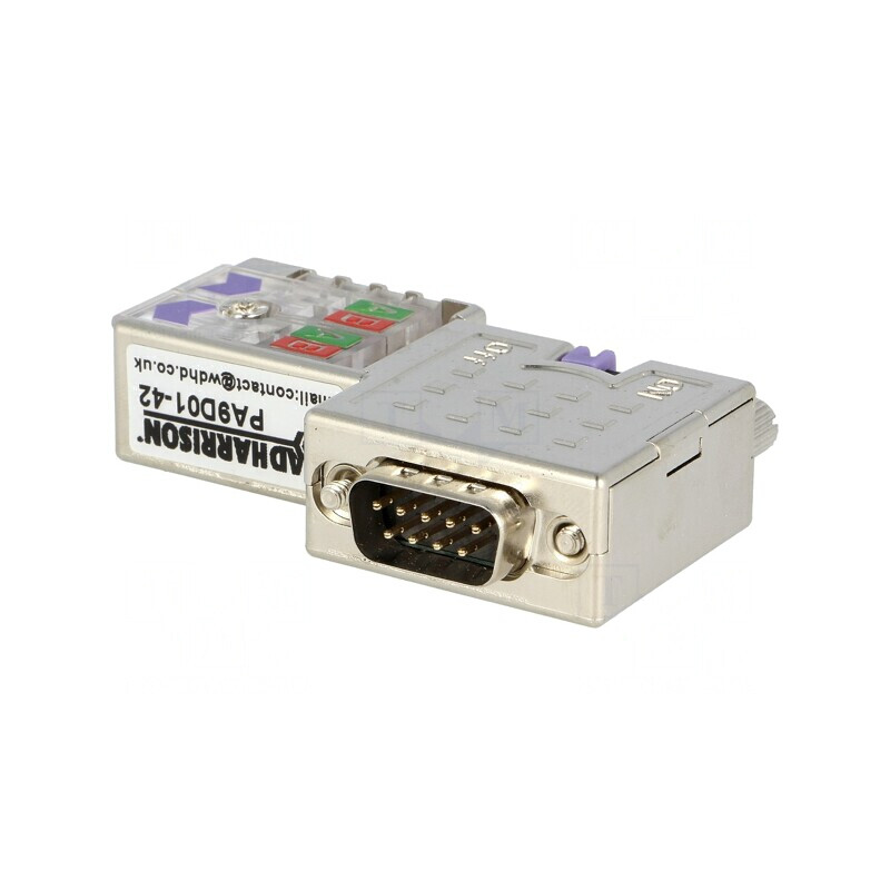 Conector D-Sub în unghi 90° IDC pe cablu PA9D01-42 | Electronic-mag.ro | Componente Electronice