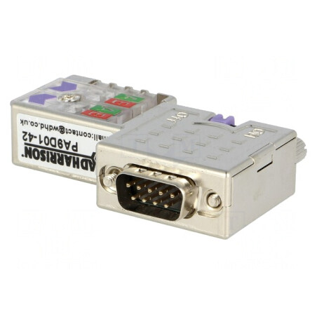Conector D-Sub în unghi 90° IDC pe cablu PA9D01-42 | Electronic-mag.ro | Componente Electronice