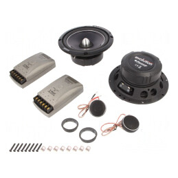 Set Difuzoare Auto Tweeter și Woofer 165mm 200W 70Hz-20kHz 4Ω