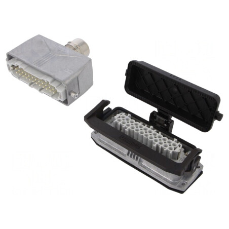 Conector HDC 24 pini 500V 16A tată-mamă | Electronic-mag.ro | Componente Electronice