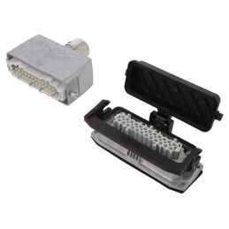 Conector HDC 24 pini 500V 16A tată-mamă | Electronic-mag.ro | Componente Electronice