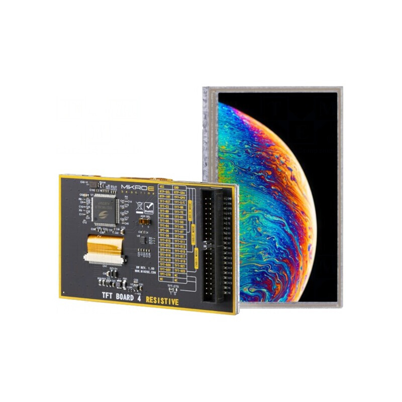 Display LCD TFT 4.3" 480x272 cu Tablă de Dezvoltare Rezistivă | Electronic-mag.ro | Componente Electronice