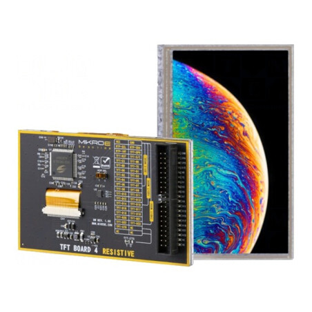 Display LCD TFT 4.3" 480x272 cu Tablă de Dezvoltare Rezistivă | Electronic-mag.ro | Componente Electronice