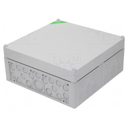 Carcasă: cutie de conexiuni | X: 300mm | Y: 300mm | Z: 132mm | IP65 | gri | 74140201