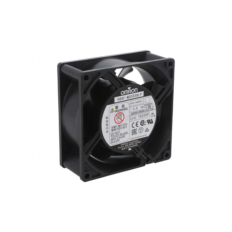Ventilator AC Axial 230V 92x92x38mm 70.8m3/h 33dBA | Electronic-mag.ro | Componente Electronice