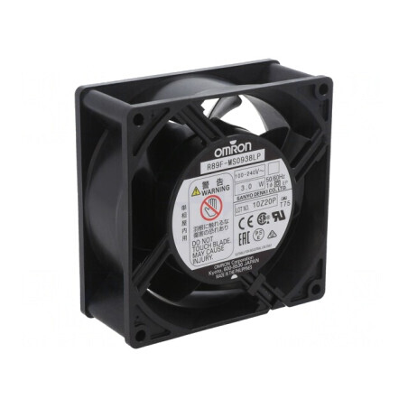 Ventilator AC Axial 230V 92x92x38mm 70.8m3/h 33dBA | Electronic-mag.ro | Componente Electronice