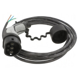 Cablu eMobility Tip 2 5m 20A Monofazat 250V 5kW IP44 | Electronic-mag.ro | Componente Electronice