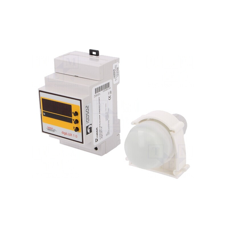Întrerupător Crepuscular 230V Șină DIN IP20 DIGILUX | Electronic-mag.ro | Componente Electronice