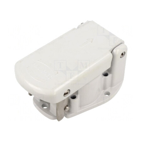 Carcasă pentru conectori rotunzi UIC558 cu clichet și arc drept | Electronic-mag.ro | Componente Electronice