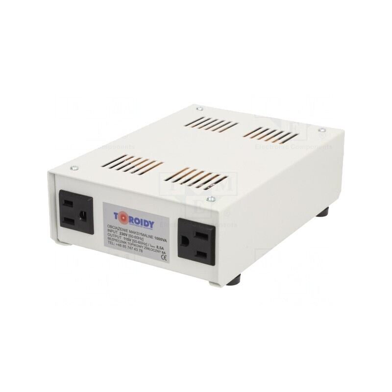 Autotransformator 230VAC 1000VA 115V | Electronic-mag.ro | Componente Electronice