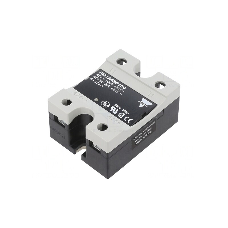 Releu Semiconductor 1-Fazat 100A 3-32VDC 42-530VAC | Electronic-mag.ro | Componente Electronice Releu Semiconductor 1-Fazat 100A 3-32VDC 42-530VAC | Electronic-mag.ro | Componente Electronice