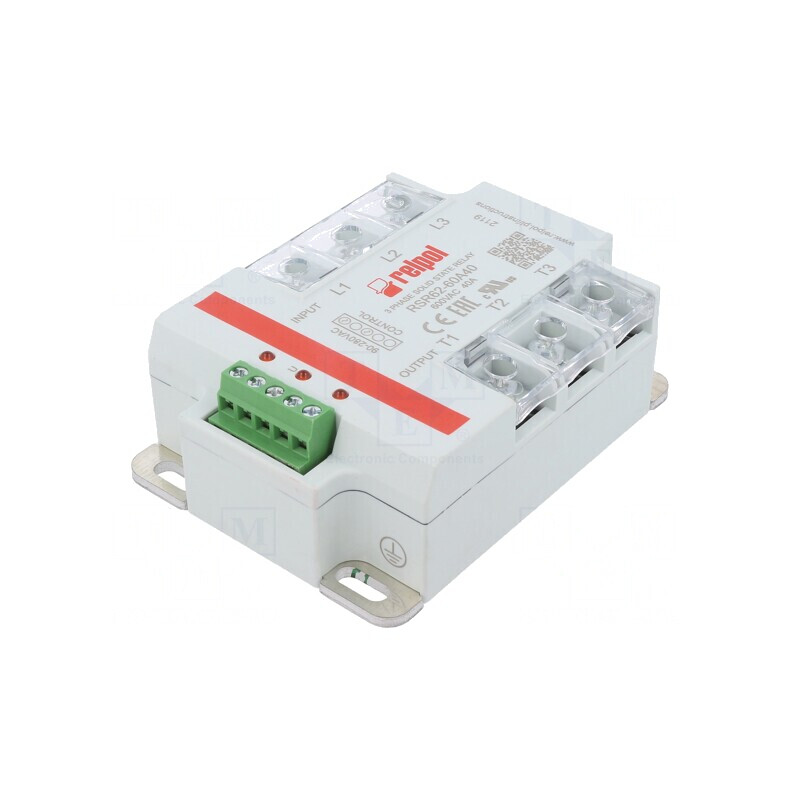 Releu Semiconductor 40A 3-Fazat 24-660VAC | Electronic-mag.ro | Componente Electronice