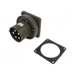 Conector alimentare AC trifazat 125A 400V IP67 | Electronic-mag.ro | Componente Electronice