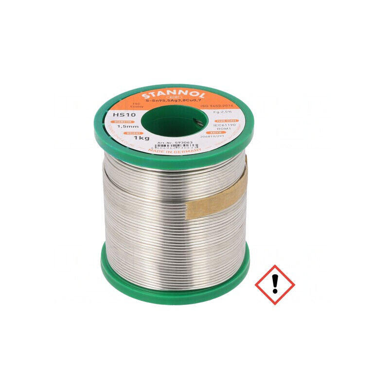 Sârmă de lipit fără plumb 1,5mm 1kg bobină | Electronic-mag.ro | Componente Electronice