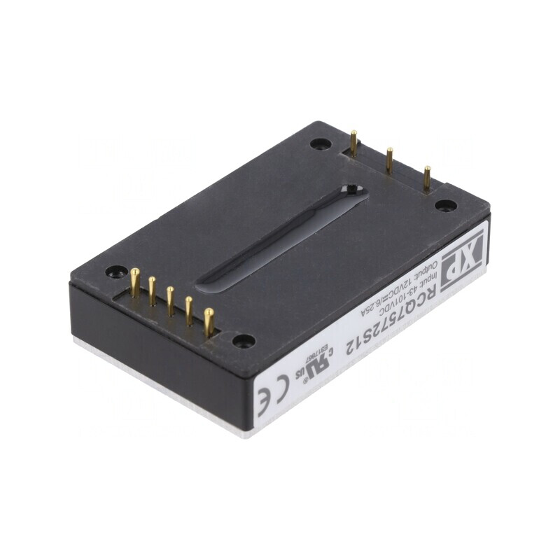 Convertor DC/DC 75W 43-101V la 12V 6,25A THT RCQ7572S12 | Electronic-mag.ro | Componente Electronice