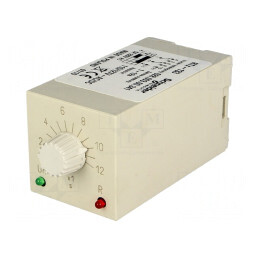 Timer 1÷12s DPDT 230VAC 5A | Electronic-mag.ro | Componente Electronice
