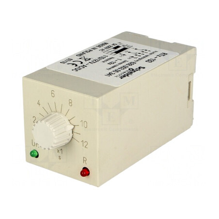 Timer 1÷12s DPDT 230VAC 5A | Electronic-mag.ro | Componente Electronice