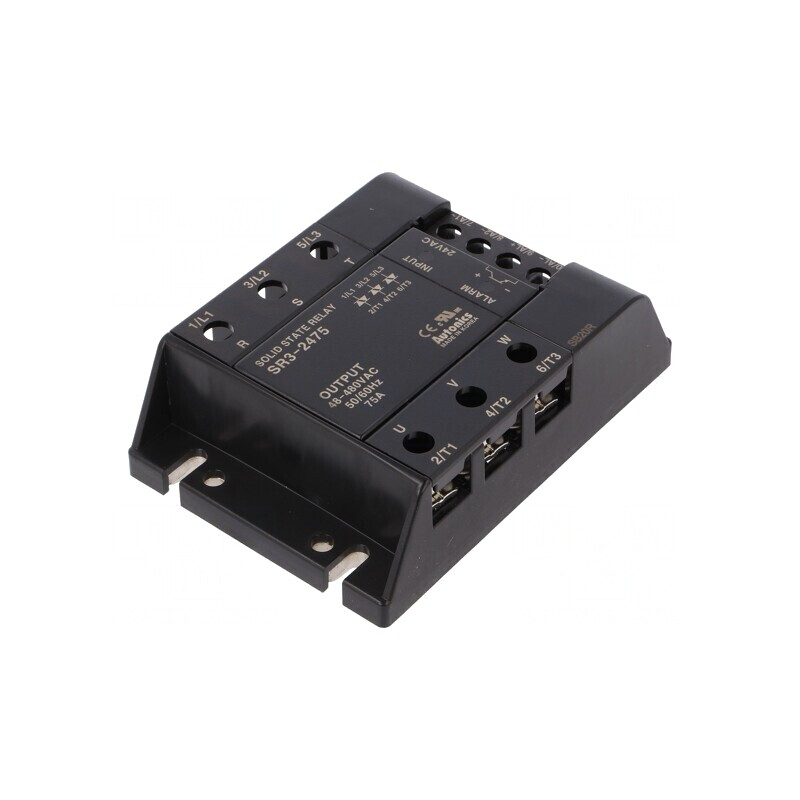 Releu semiconductor 75A 3-fazat 48-480VAC | Electronic-mag.ro | Componente Electronice