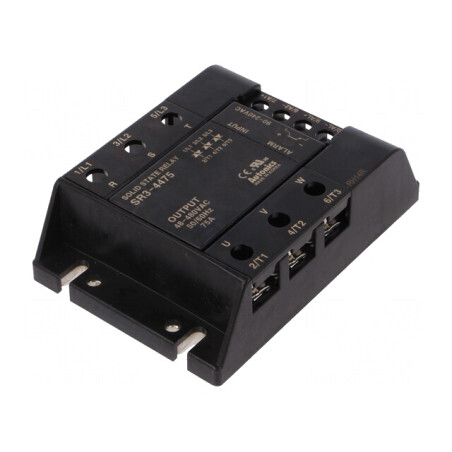 Releu Semiconductor 75A 3-fazat 48-480VAC | Electronic-mag.ro | Componente Electronice