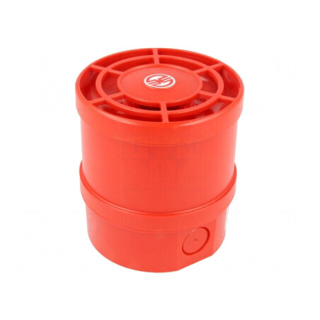 Sirena Acustică 110-240VAC 115dB IP65 Roșie | Electronic-mag.ro | Componente Electronice