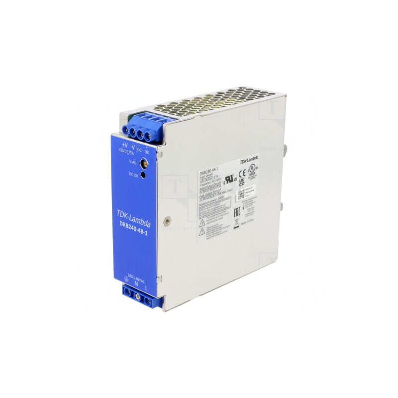 Alimentator Pulsatoriu 240W 48V 5A pentru Şină DIN | Electronic-mag.ro | Componente Electronice Alimentator Pulsatoriu 240W 48V 5A pentru Şină DIN | Electronic-mag.ro | Componente Electronice