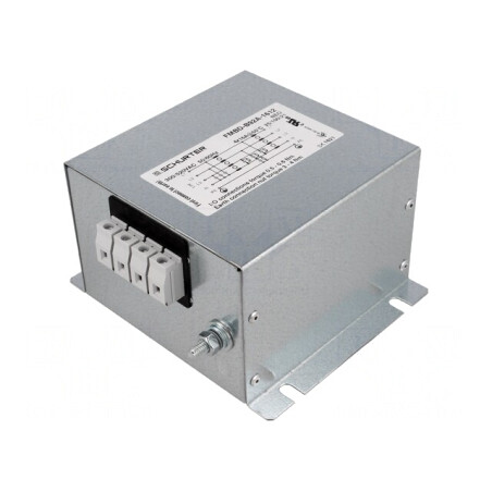 Filtru Anti-Interferențe Trifazic 520VAC 16A | Electronic-mag.ro | Componente Electronice