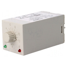 Timer DPDT 230VAC 5A 0.1-1.2s