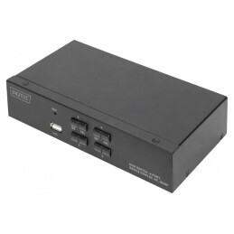 Întrerupător KVM HDMI 1.4 USB 2.0 Negru