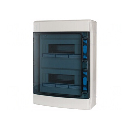 Carcasă Modulară Albă IP65 - 24 Module ABS | Electronic-mag.ro | Componente Electronice