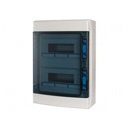 Carcasă Modulară Albă IP65 - 24 Module ABS | Electronic-mag.ro | Componente Electronice